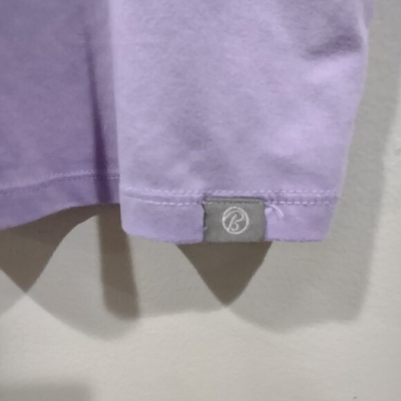 Bally Fitness Top Size Large Lilac Open Back - Picture 4 of 5